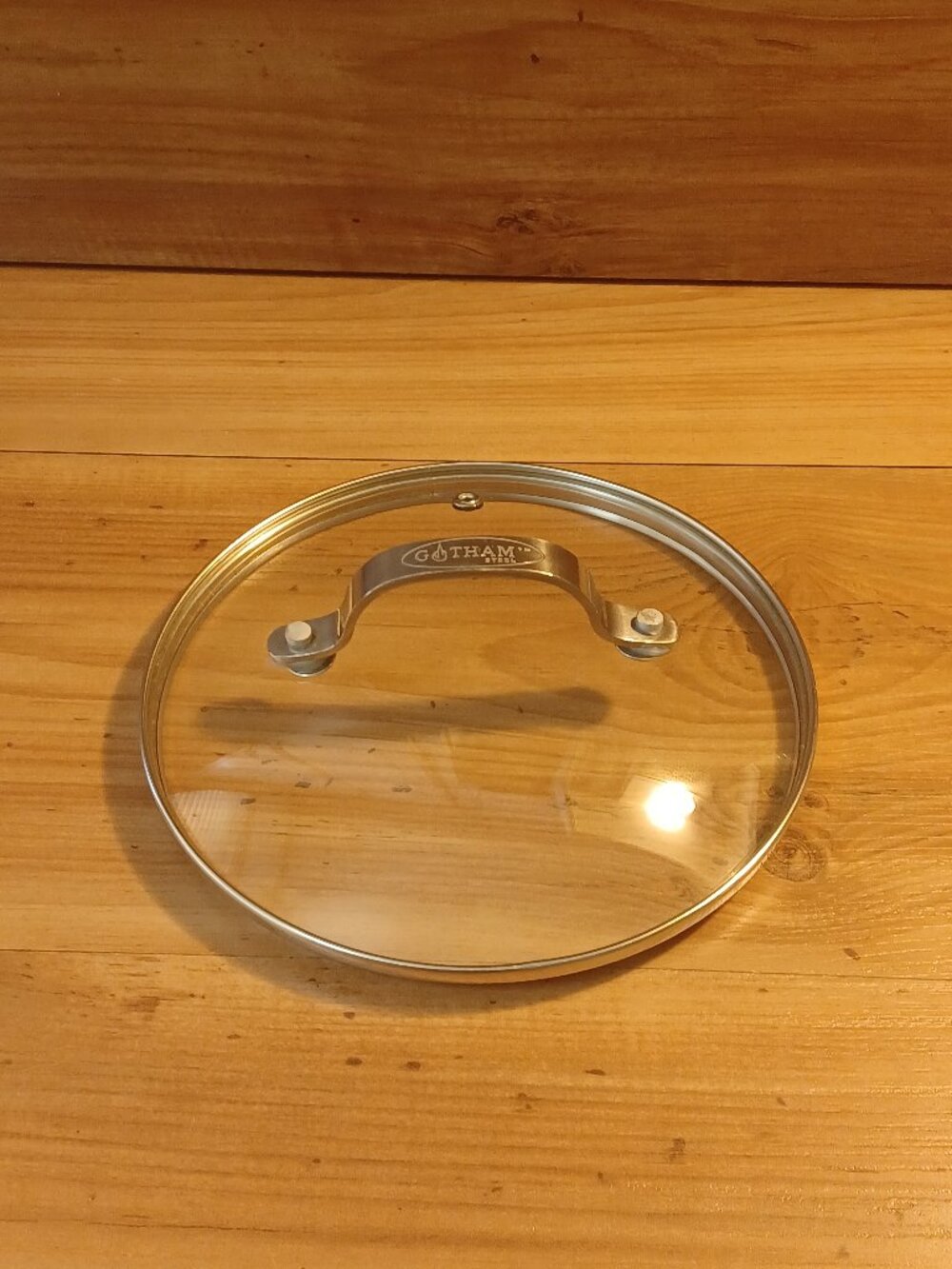 Gotham Steel Replacement Lid 7.5" Tempered Glass Stainless Steel Handle Vented